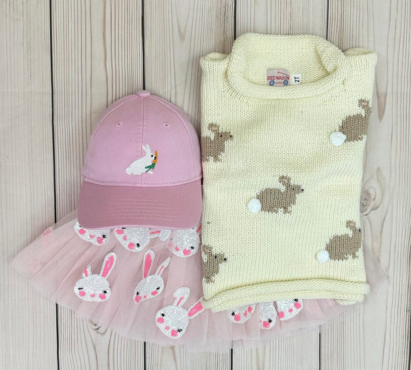 sweater with tutu and hat