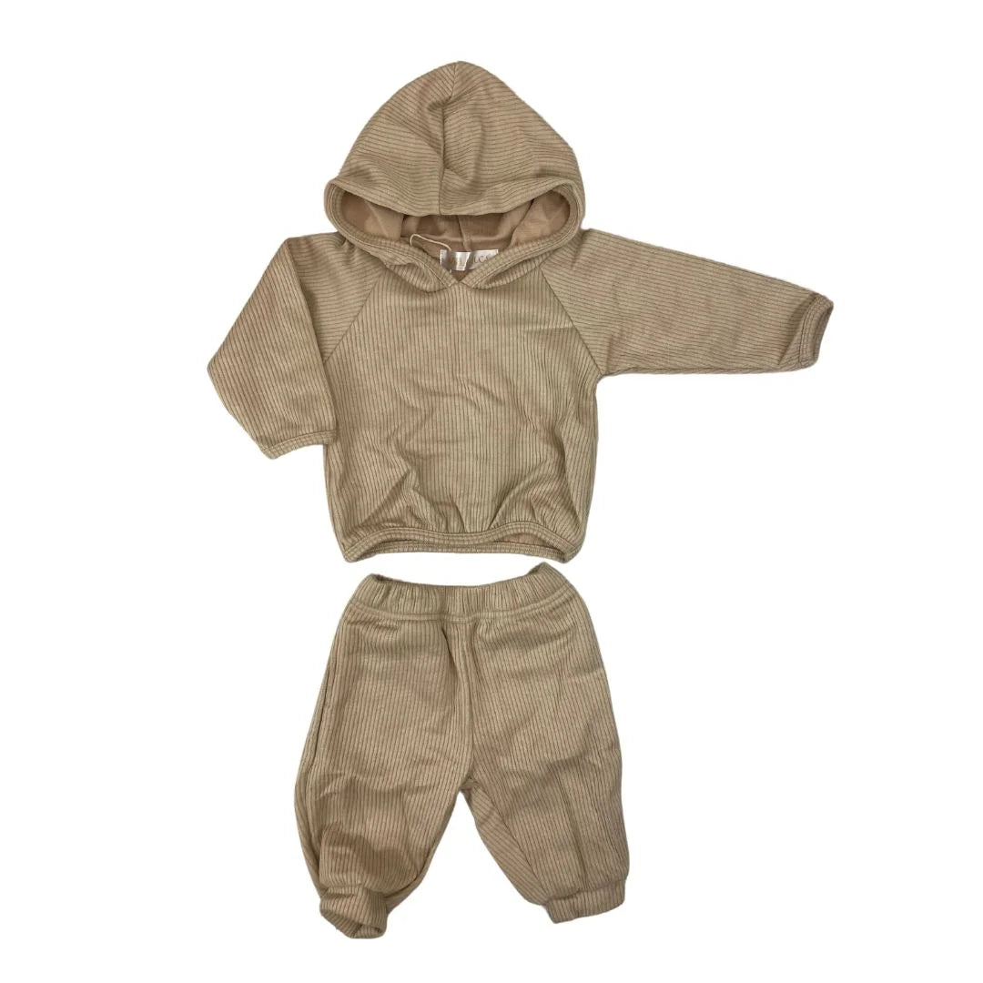 beige sweat set