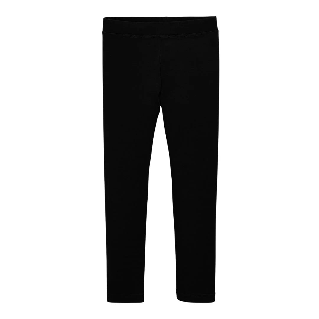 Black leggings on a white background
