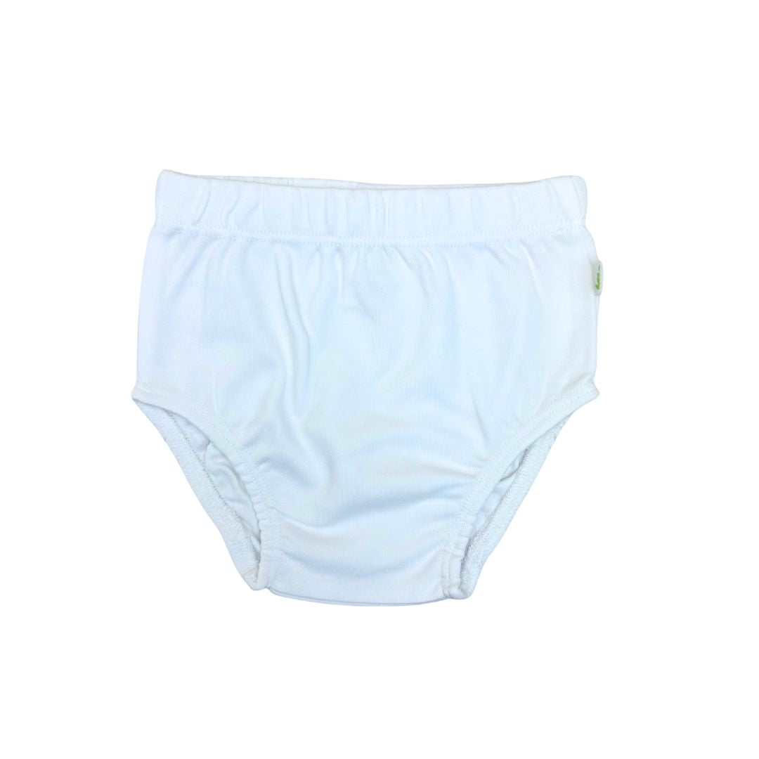 White baby bloomer on a white background