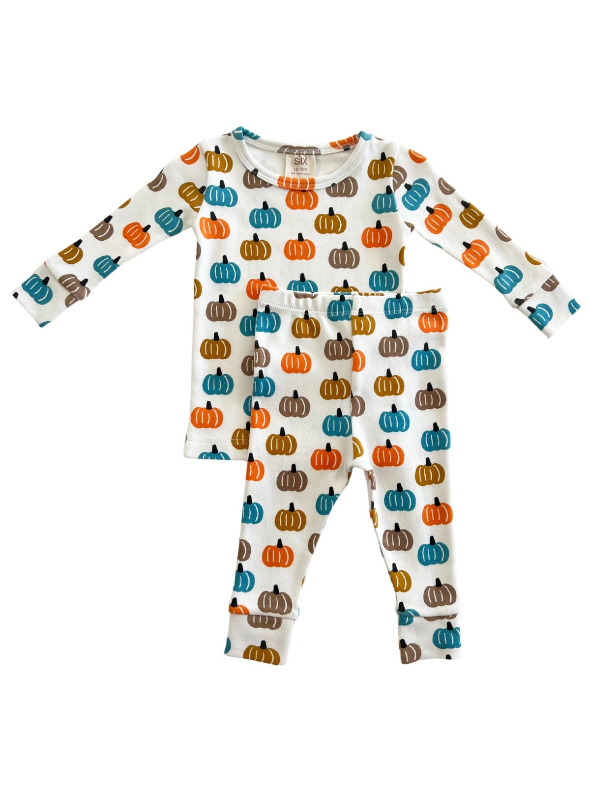 blue pumpkin patch pajamas