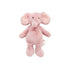 pink elephant rattle plush