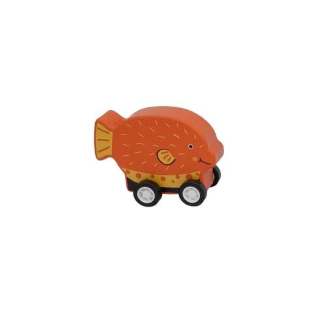 orange puffer fish toy