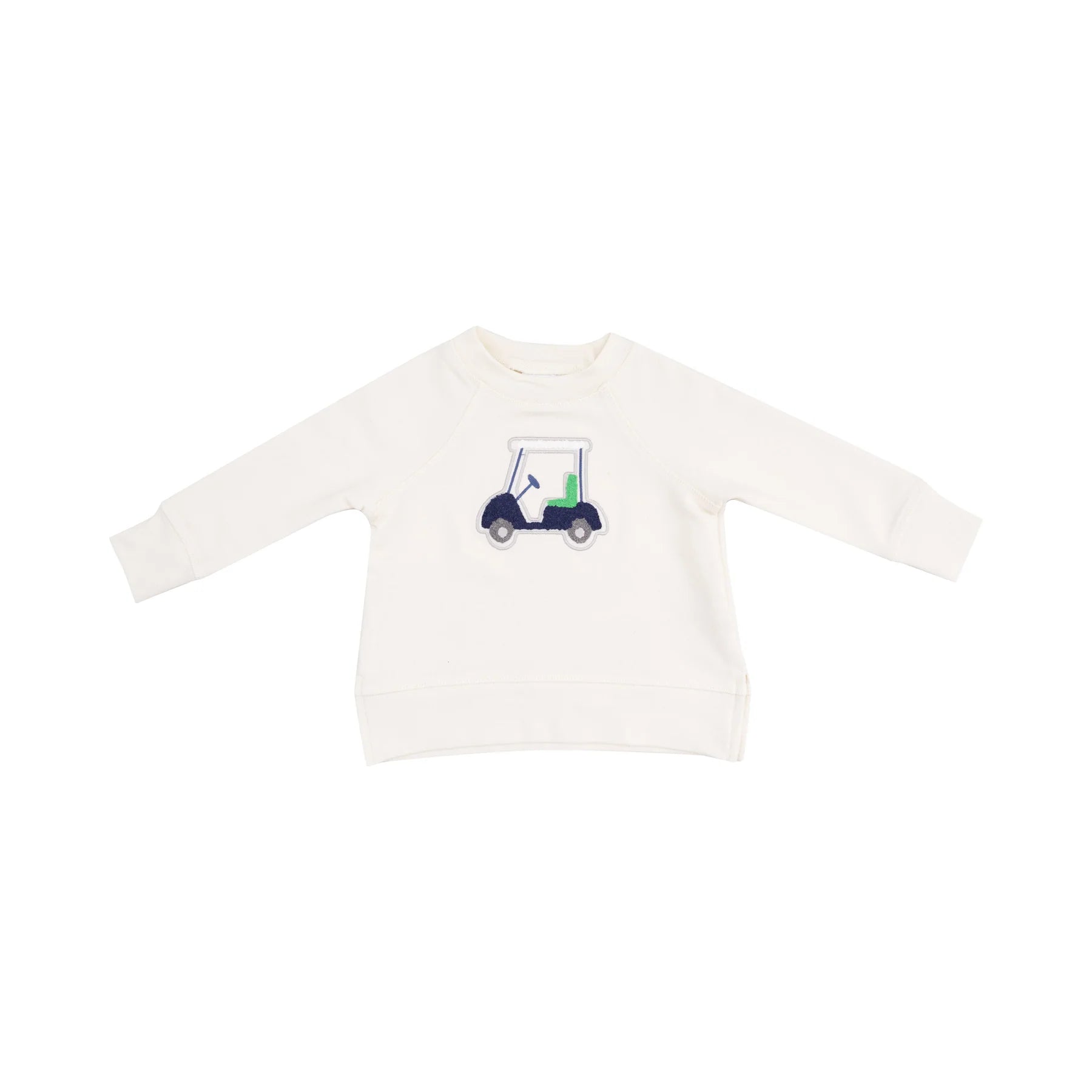 golf cart sweatshirt and shorts