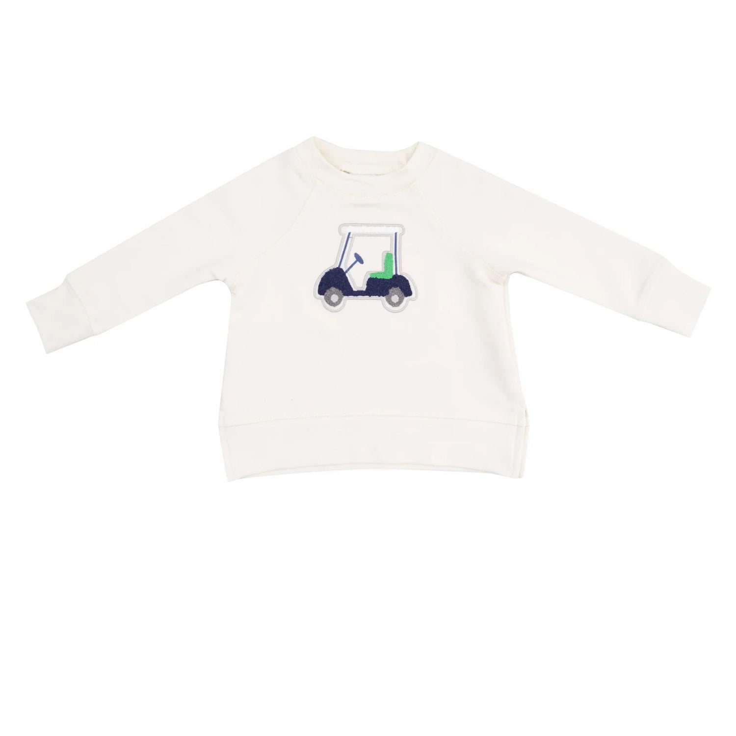 golf cart sweatshirt and shorts