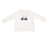 golf cart sweatshirt and shorts