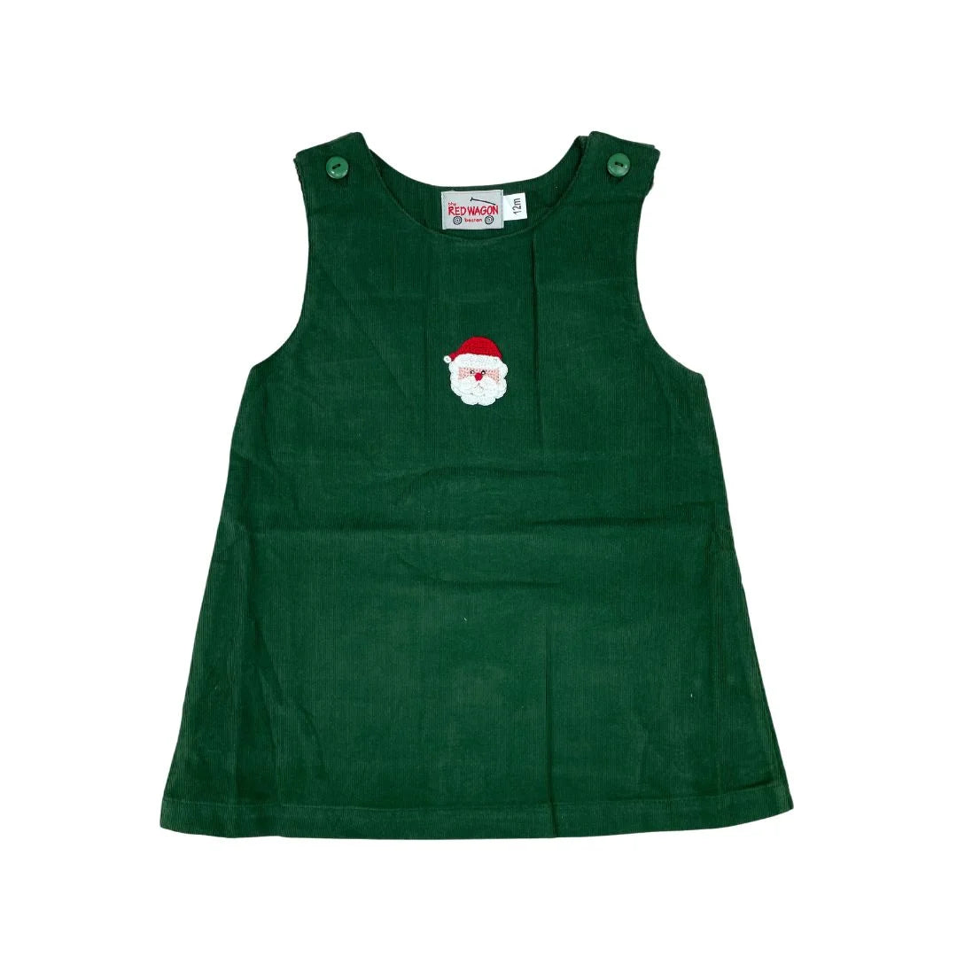 Green corduroy jumper dress best sale