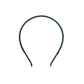 green headband on a white background