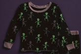 shows that skeletons glow in the dark