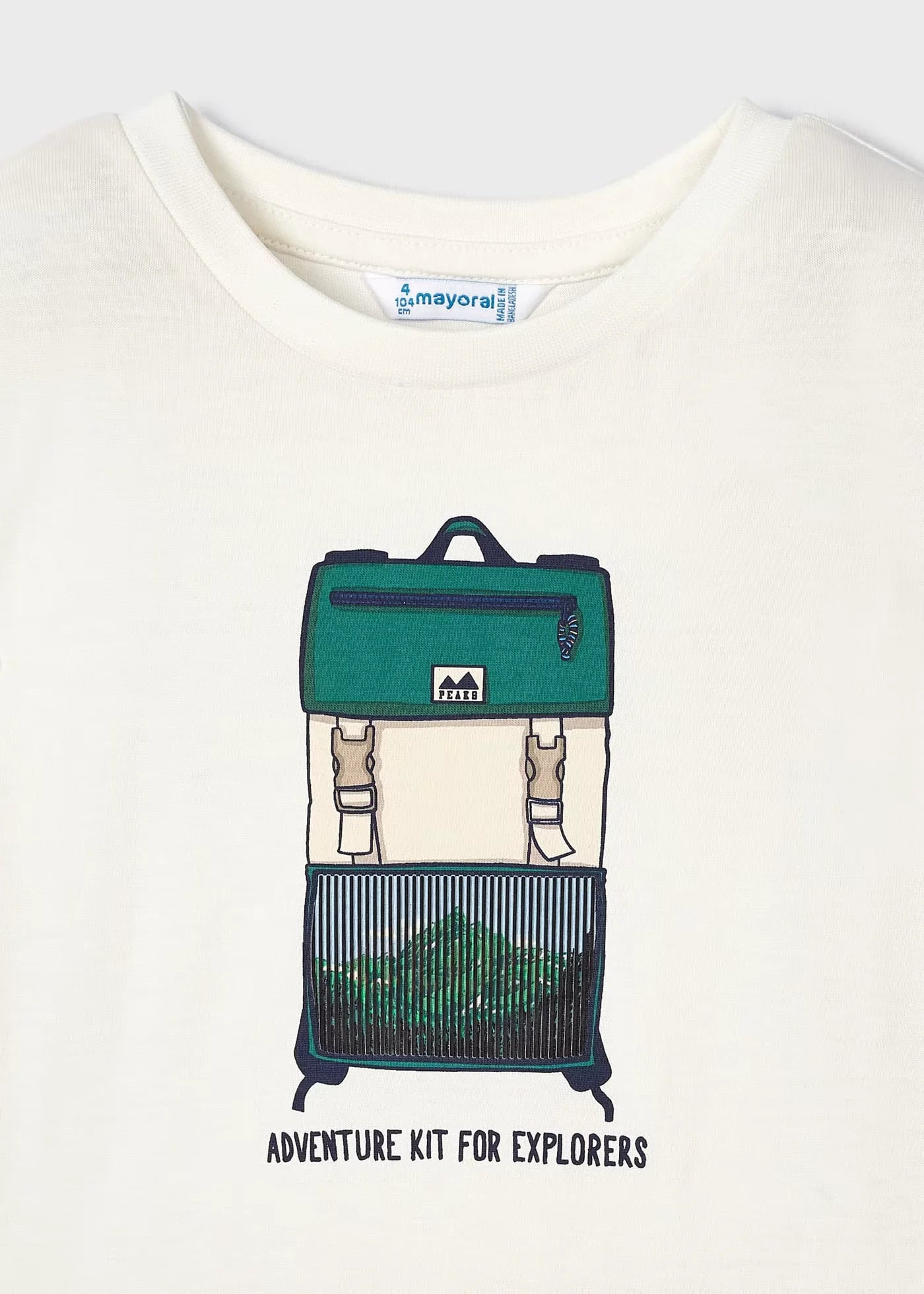 camping hiking backpack tee