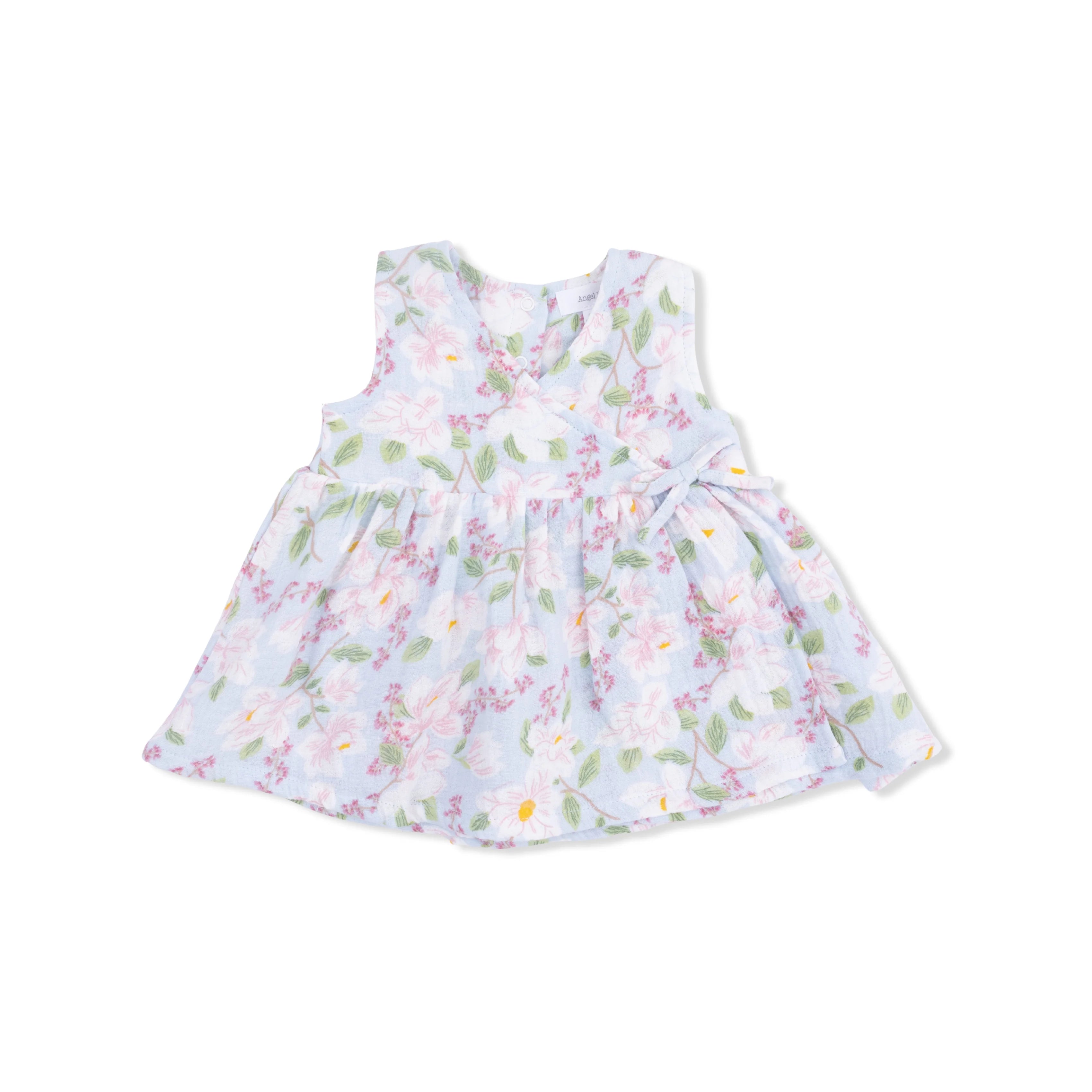 Floral dress on a white background