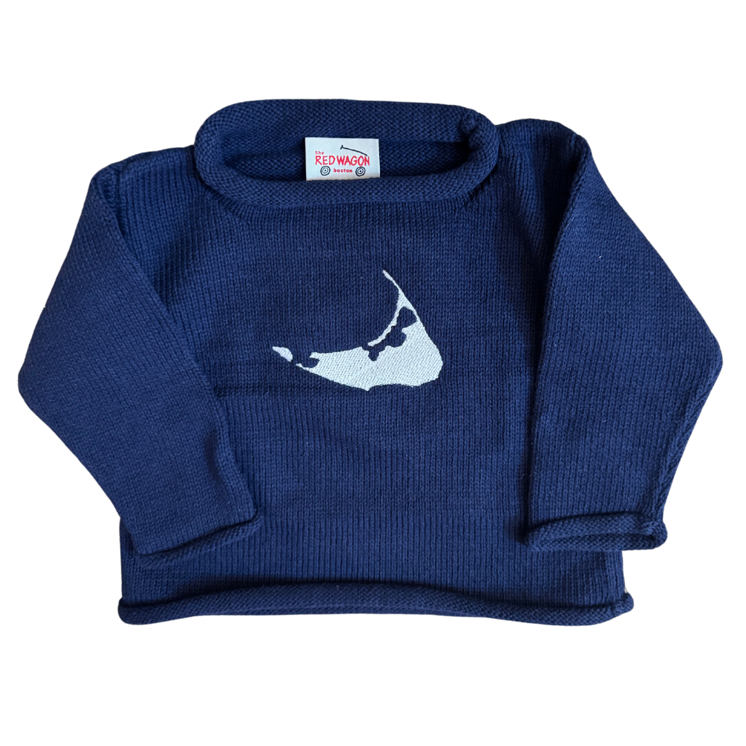 Personalizable Cape Cod/Nantucket Roll Neck Sweater