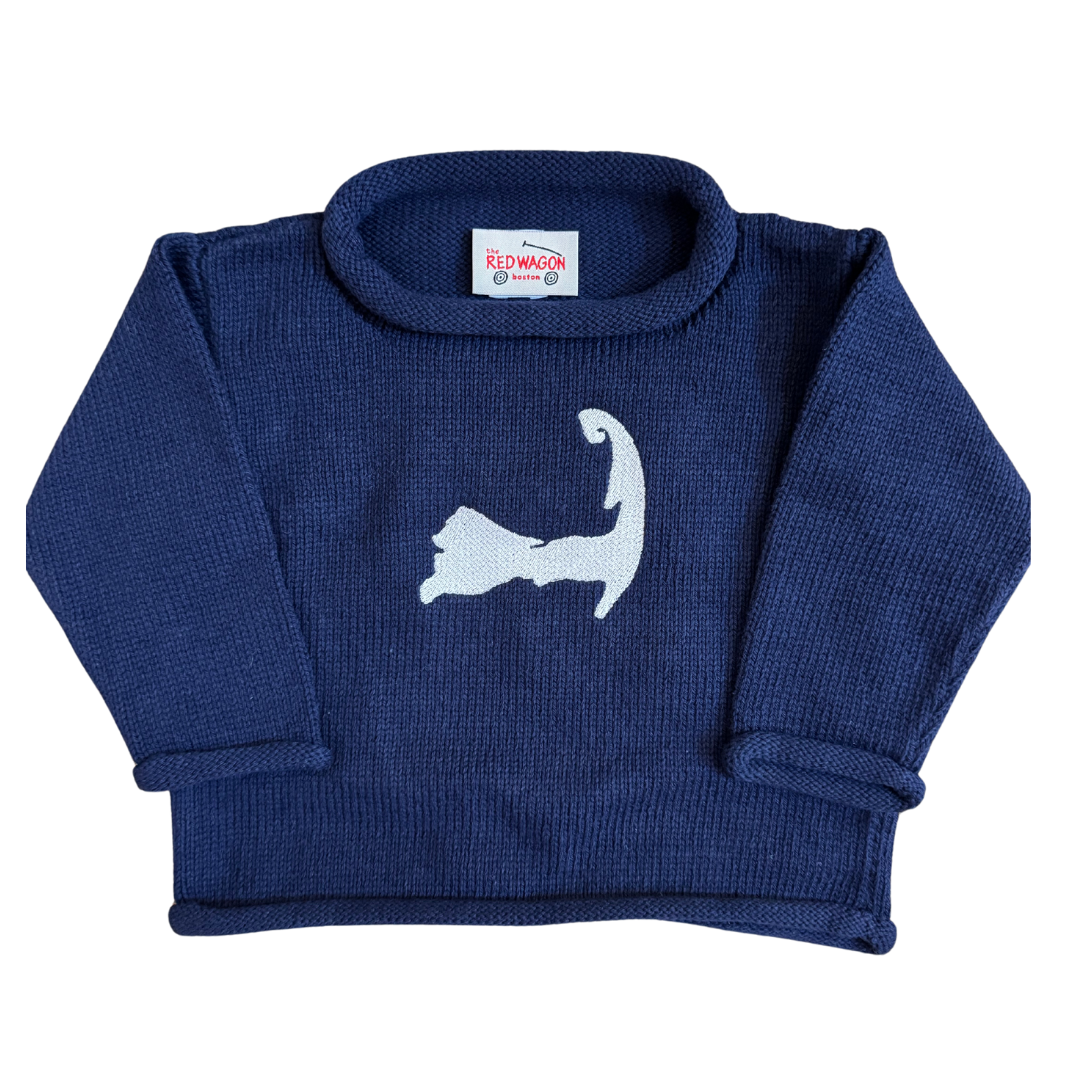 Personalizable Cape Cod/Nantucket Roll Neck Sweater