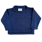 plain navy sweater