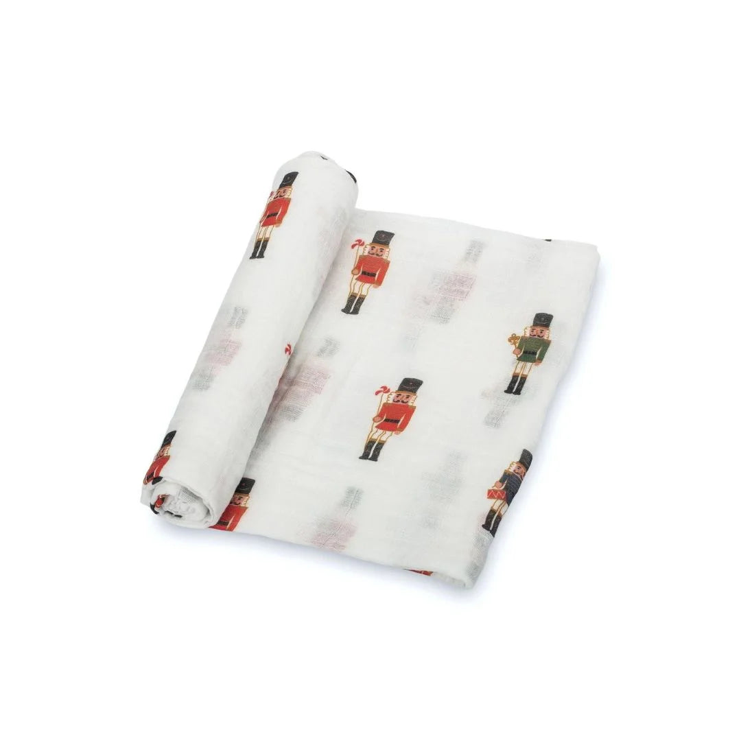Baby Nutcracker Swaddle Blanket The Red Wagon
