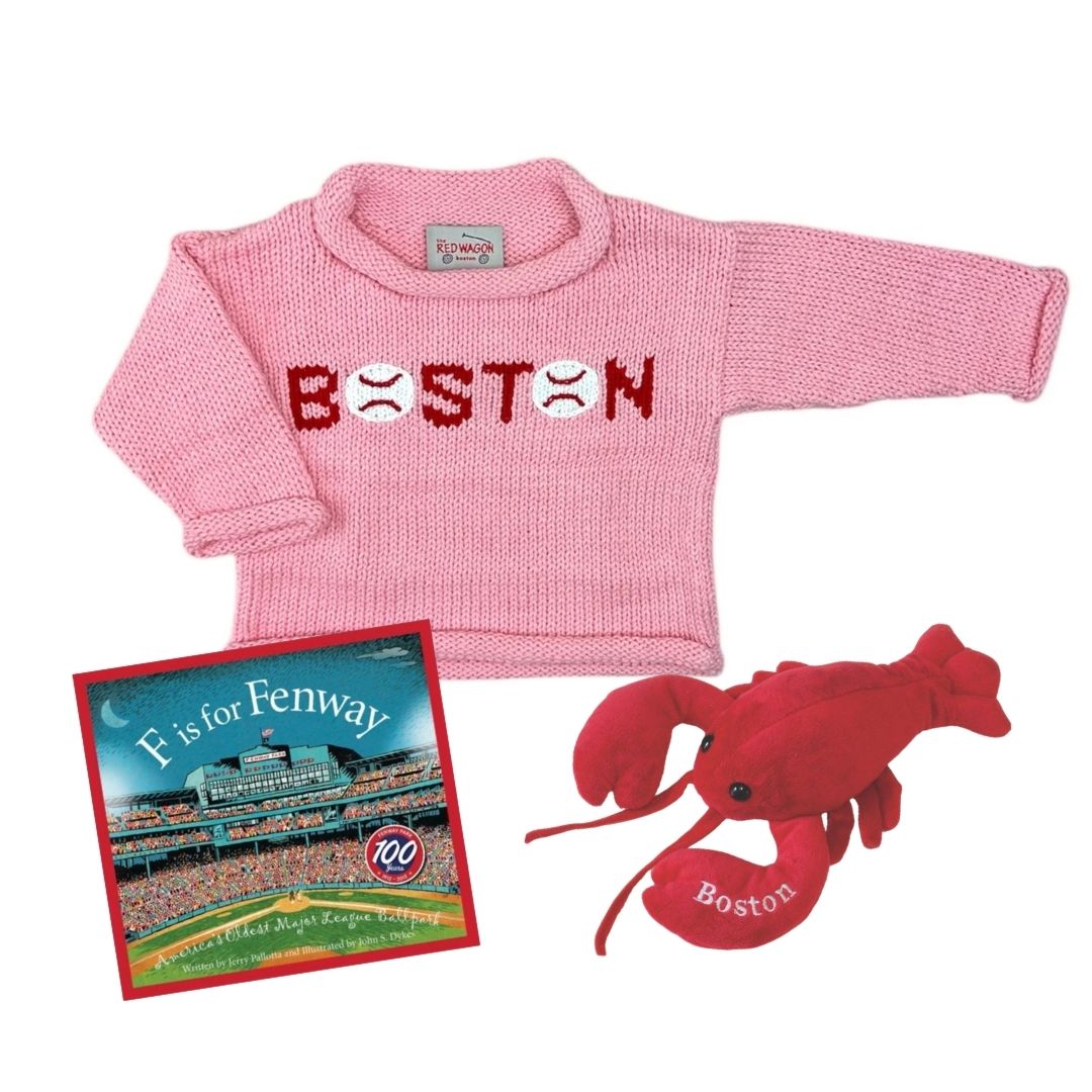 Pink Boston Baseball Gift