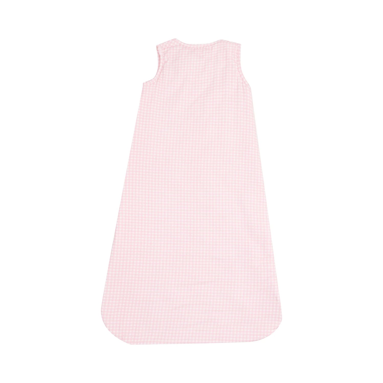 pink gingham baby sleep sack