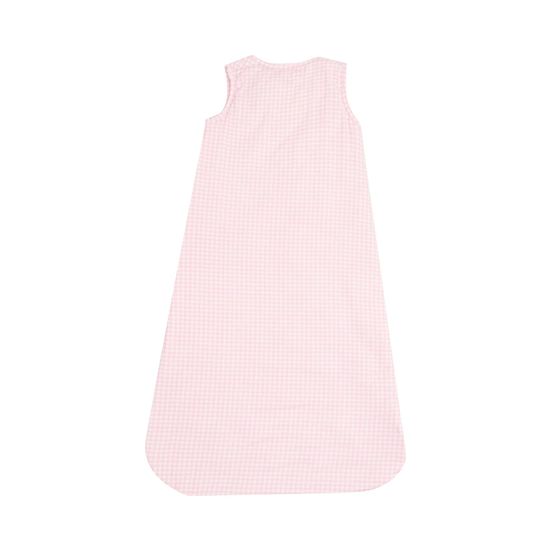 pink gingham baby sleep sack