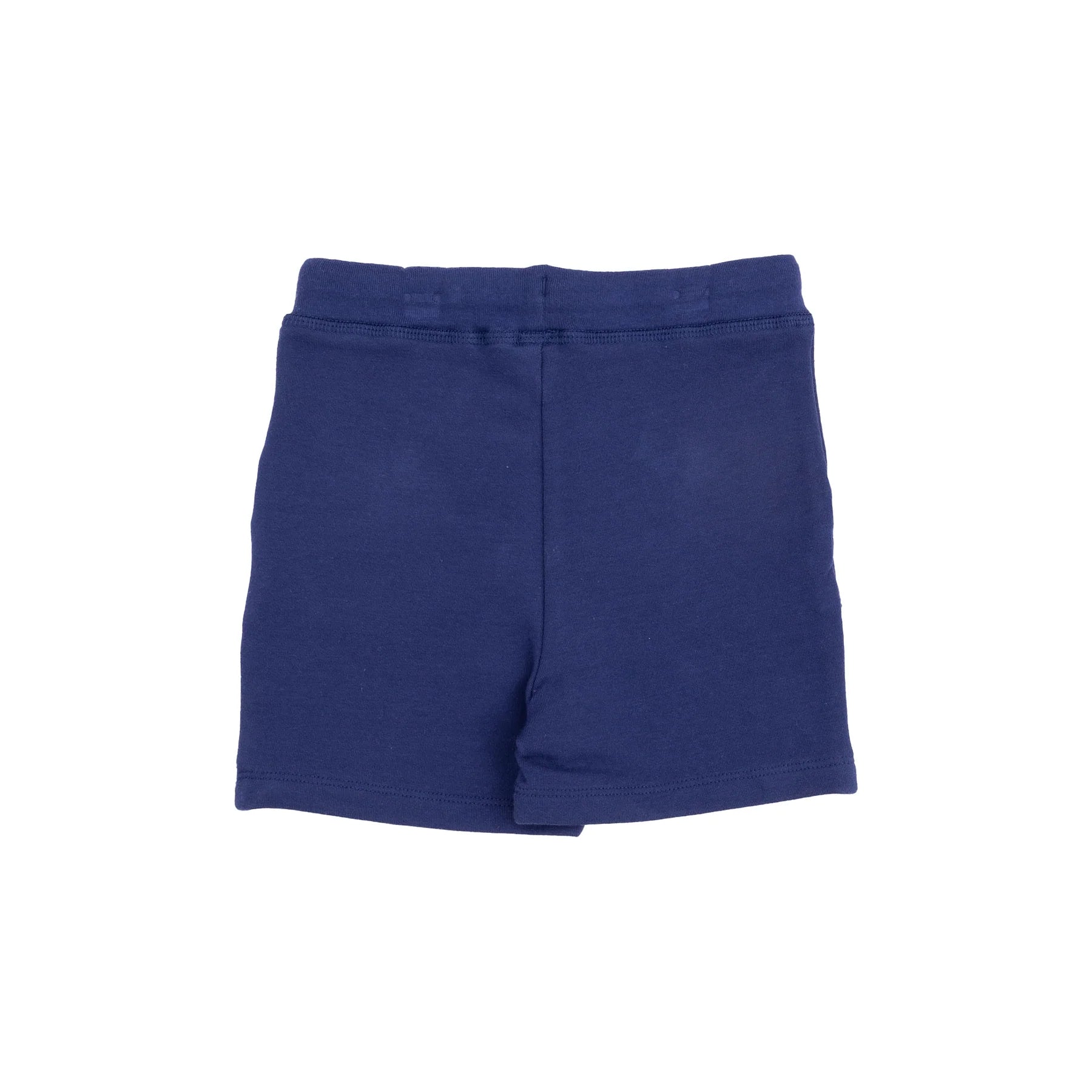 navy stripe polo and navy shorts kids set