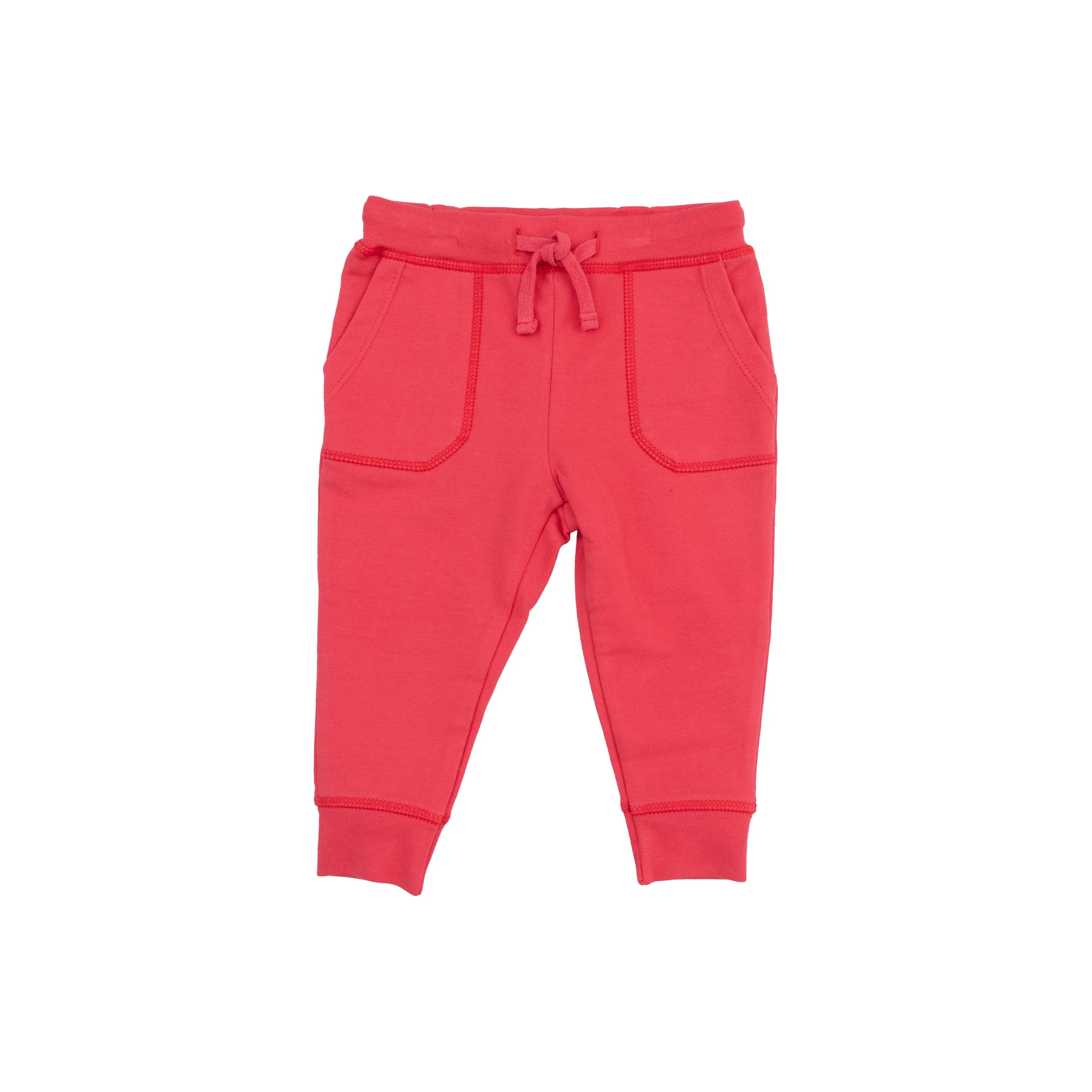 red jogger pant