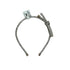 Decorative headband with crystals on a white background