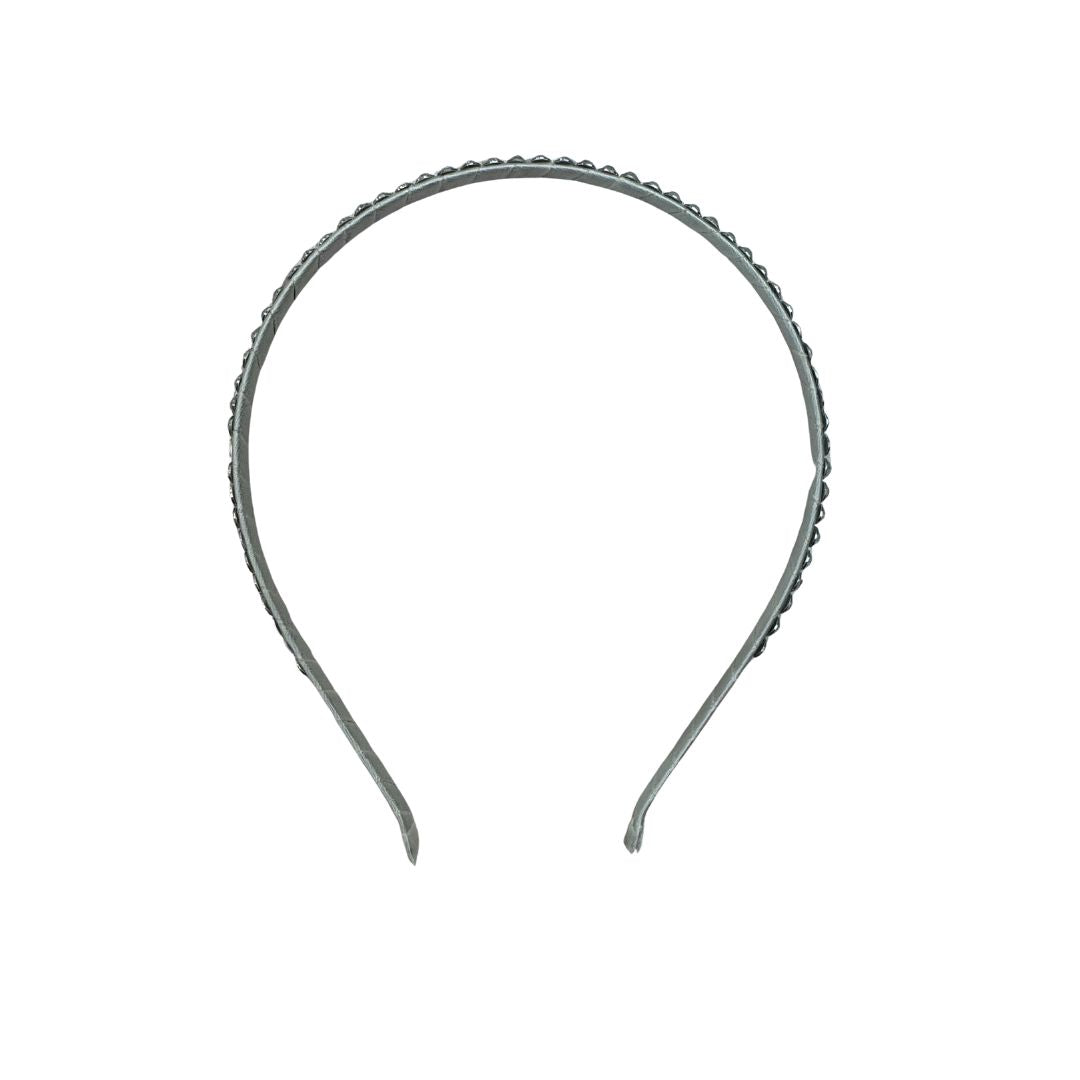 silver headband
