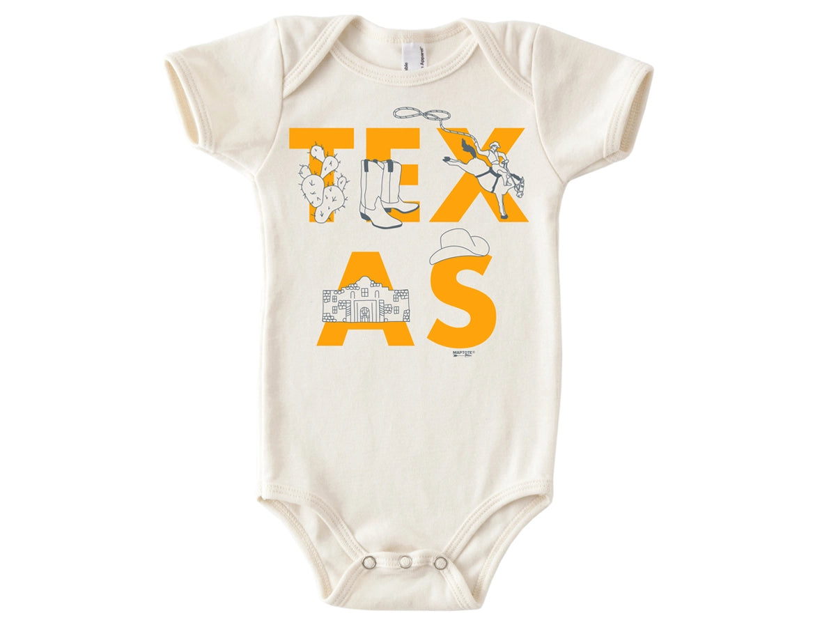 texas baby onesie