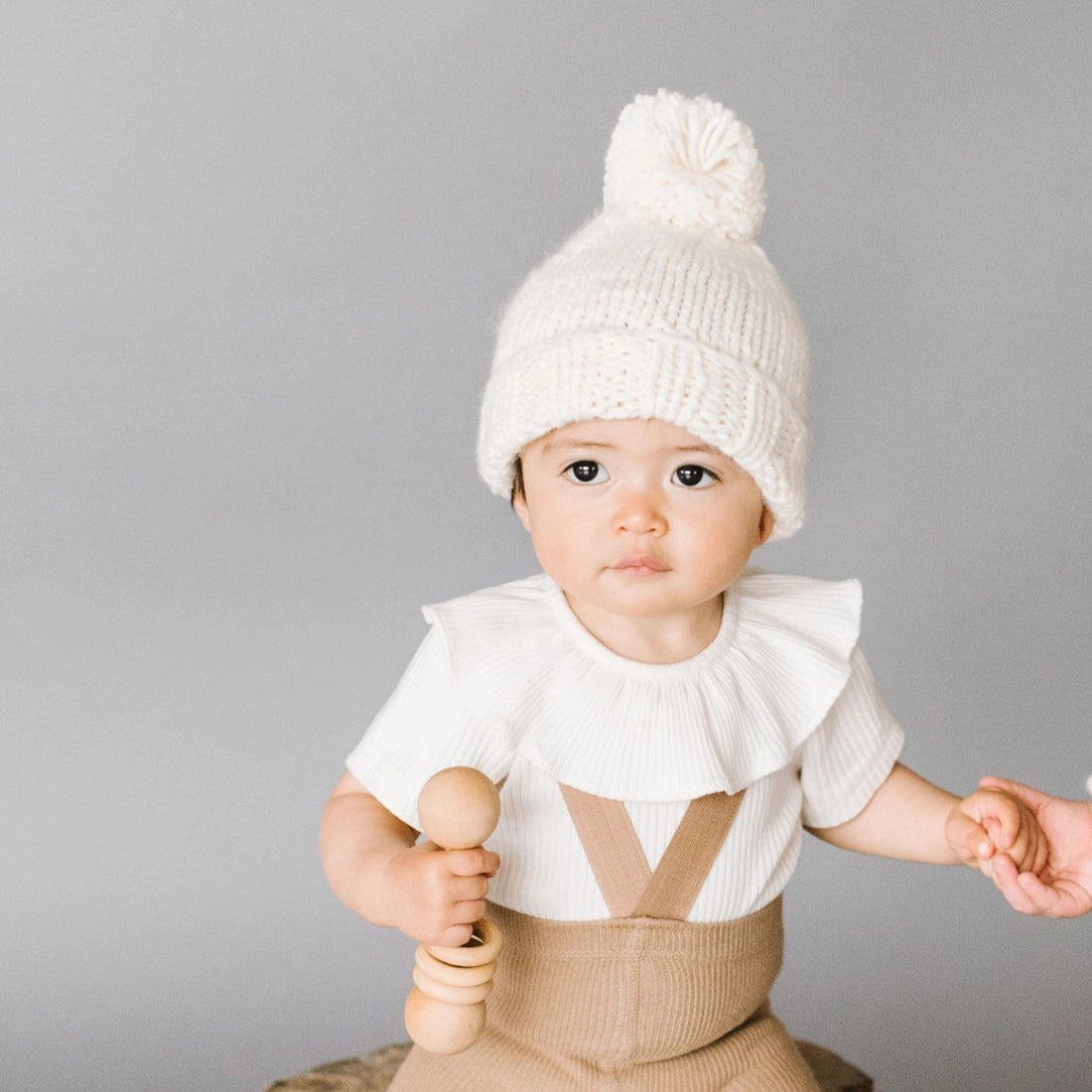 baby wearing hat