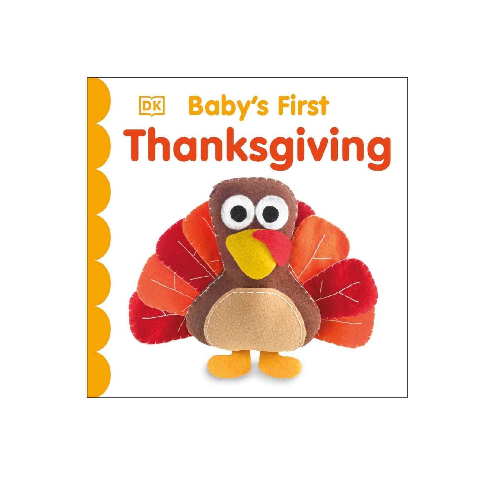 cover shows felt turkey with red and orange feathers