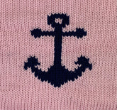 close up of navy anchor