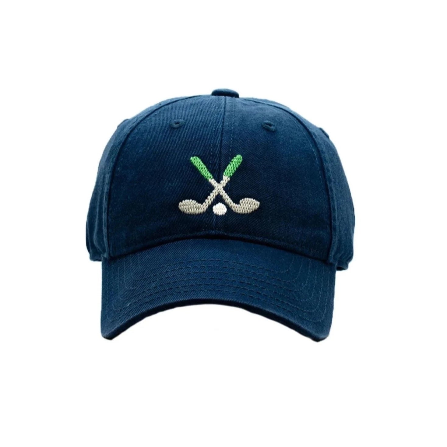 navy golf clubs hat