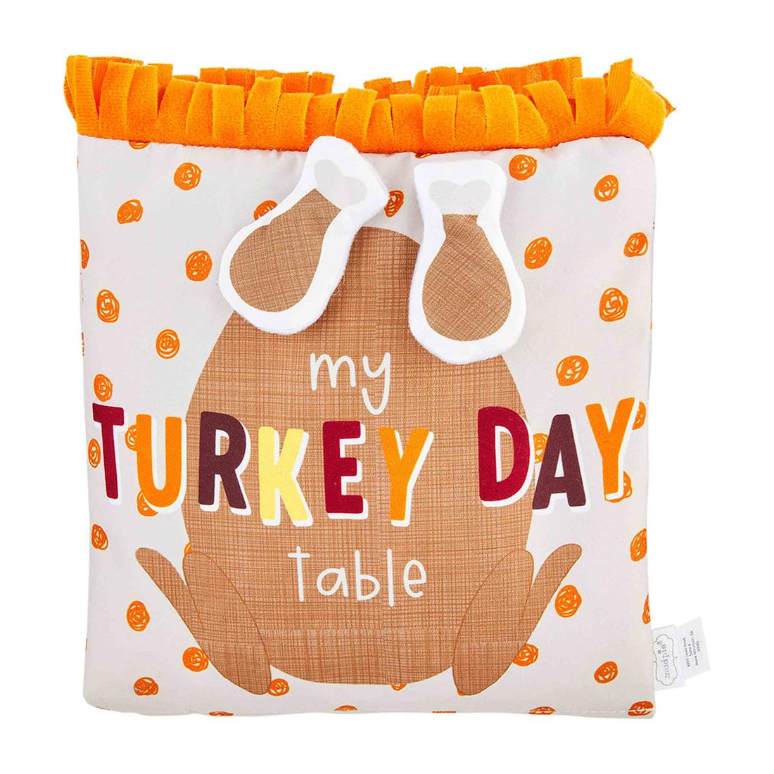 Set The Table for Thanksgiving Fabric Book