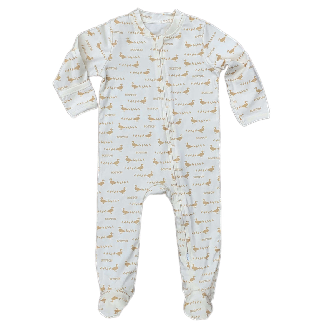 white boston duckling footie
