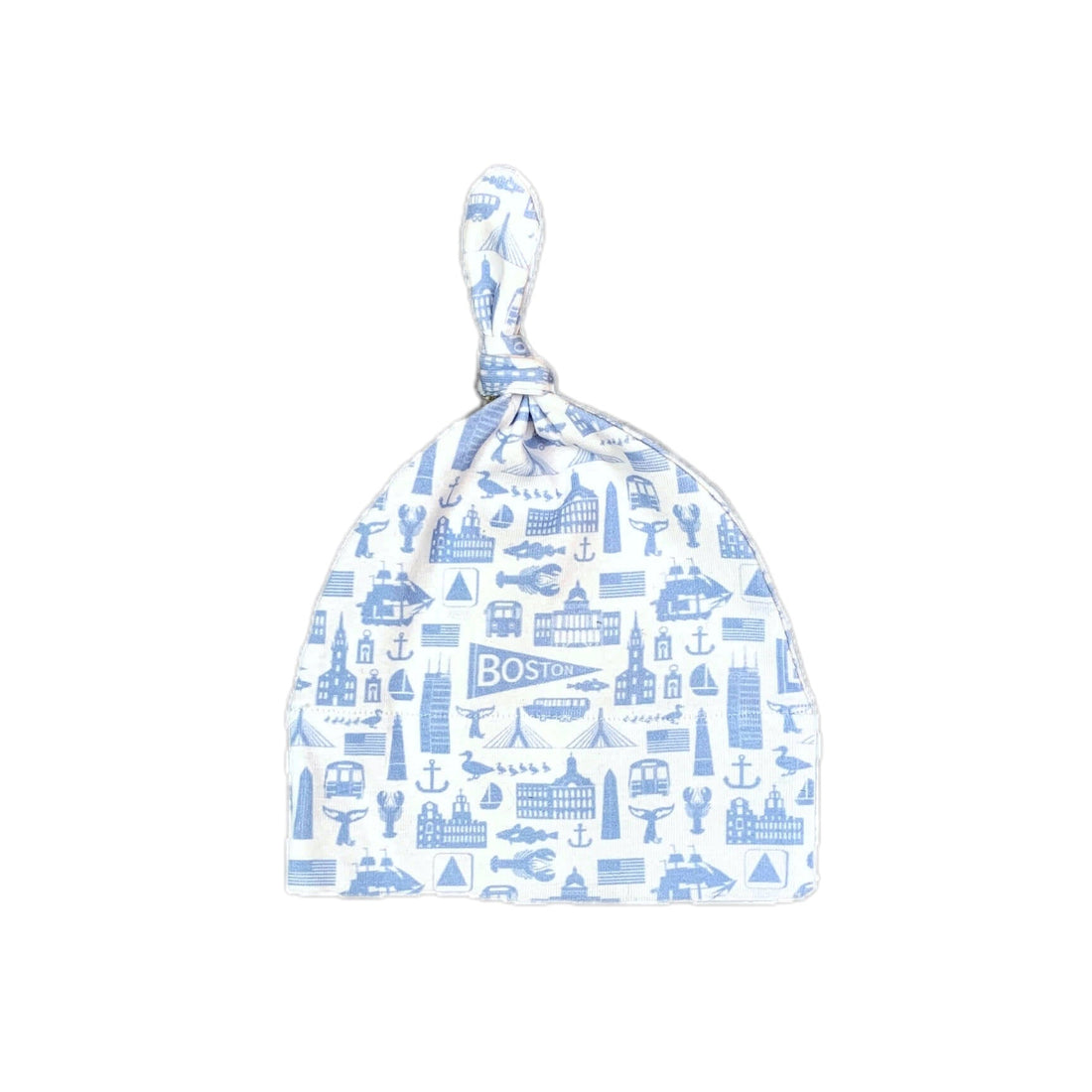 blue boston baby hat