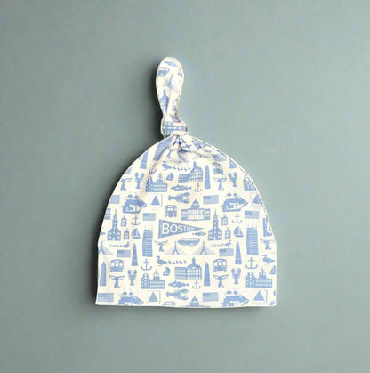 blue boston baby hat