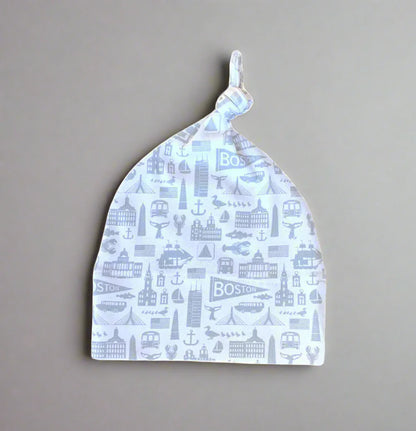 grey boston baby hat 