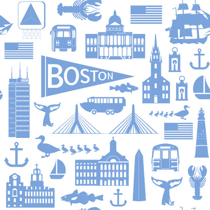 blue boston blanket