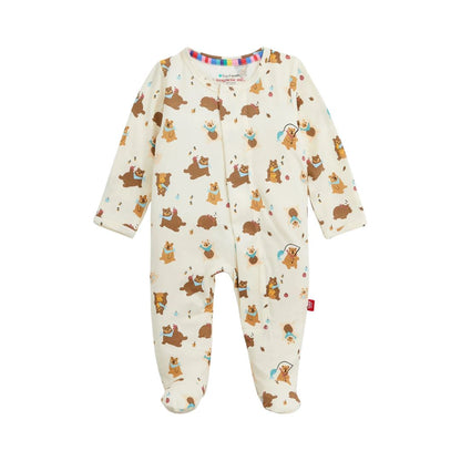 Ivory Beary Silly Magnetic Footie