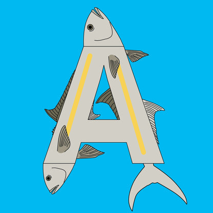 fish alphabet children&