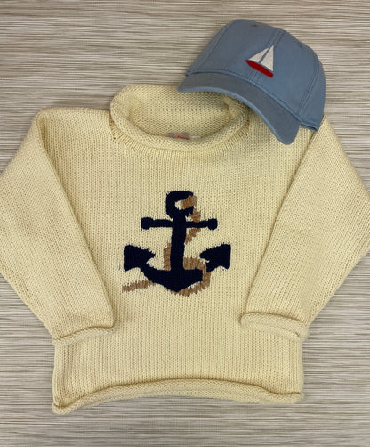 sweater with sailboat hat