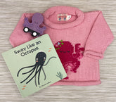 pink octopus sweater gift