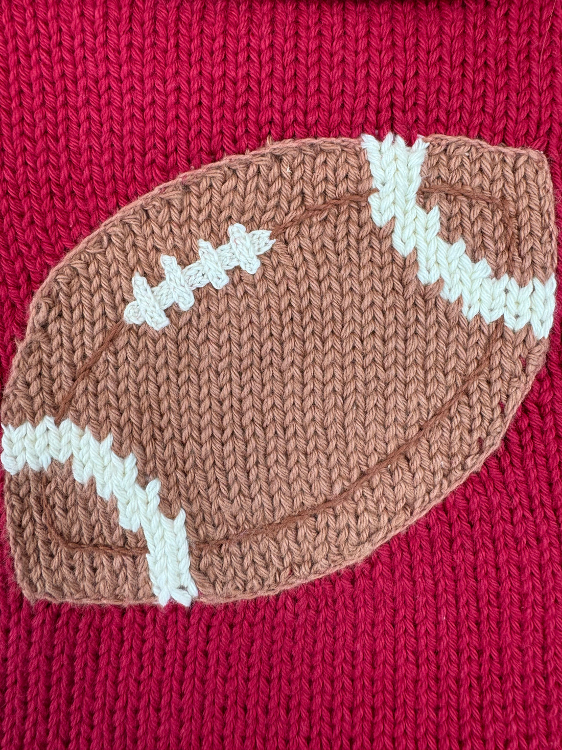 close up of knit