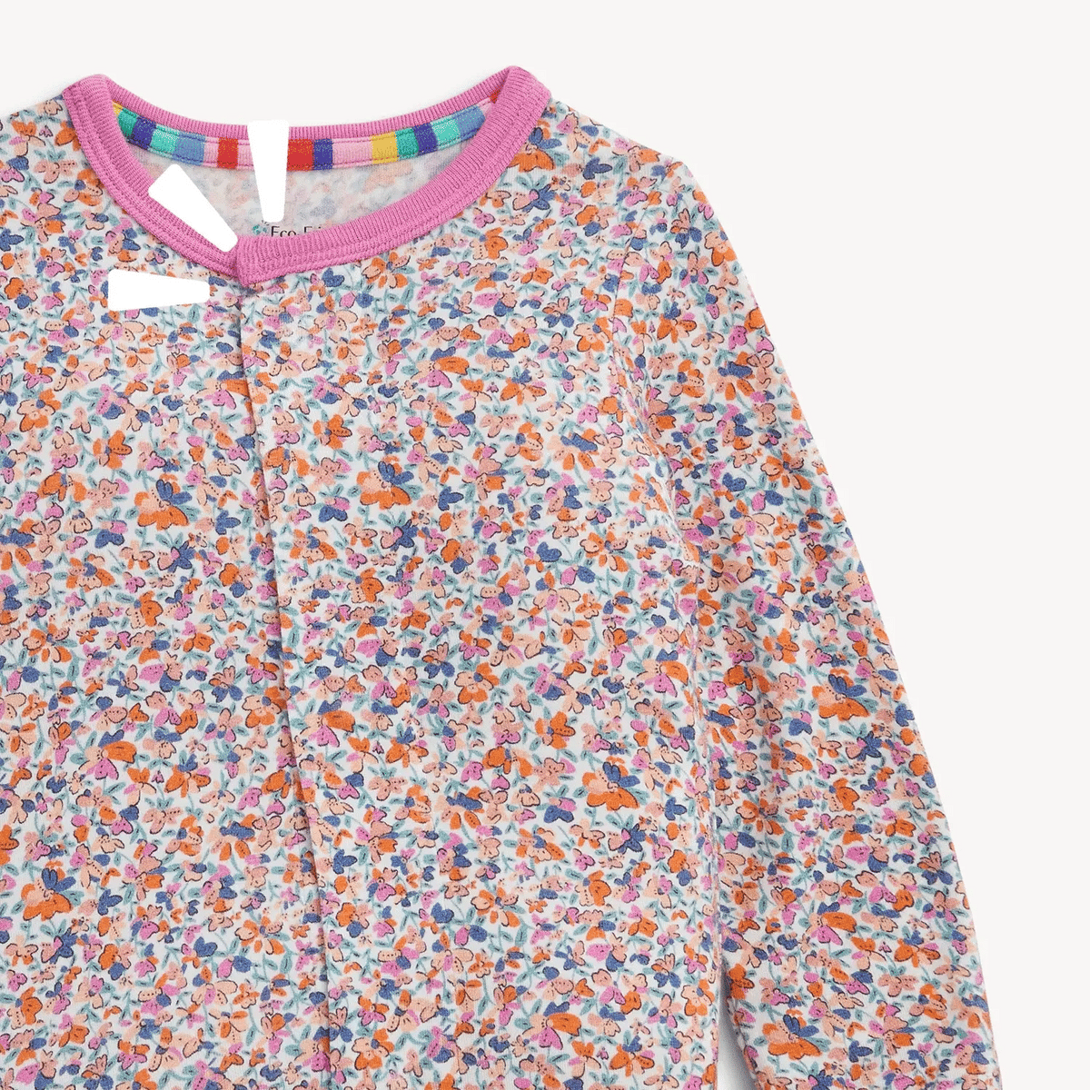 Pink Floral Stella Magnetic Footie