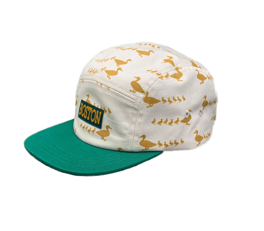 Cap with duck pattern and &