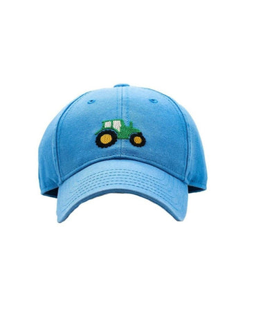 Light Blue Tractor Baseball Hat