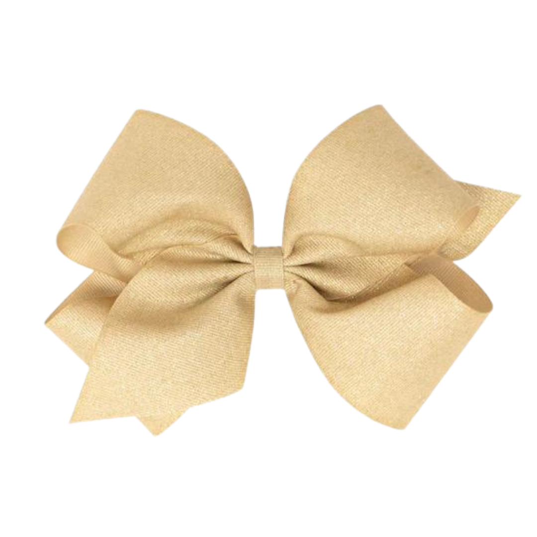 gold champagne bow