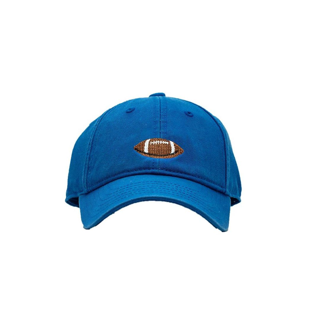 Cobalt Blue Football Baseball Hat