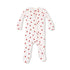 white footie with red apples all over