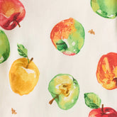Pattern of watercolor apples on a light background