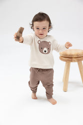 ivory brown bear set